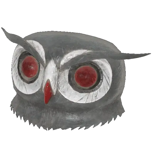 Fasnacht Owl Mask | PS