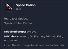 Speed Potion | Global > Global MapleStory Classic World