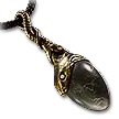 Serpent's Egg Gold Amulet | Forbidden Rites Standard