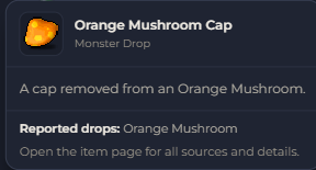 Orange Mushroom Cap | Global > Global MapleStory Classic World