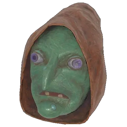 Fasnacht Witch Mask | PS