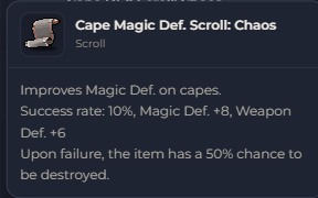 Cape Magic Def. Scroll Chaos | Global > Global MapleStory Classic World