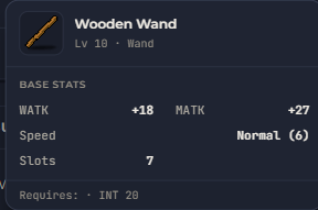 Wooden Wand | Global > Global MapleStory Classic World