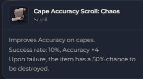 Cape Accuracy Scroll Chaos | Global > Global MapleStory Classic World