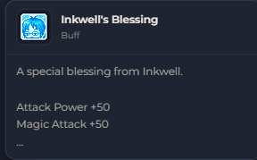 Inkwell's Blessing | Global > Global MapleStory Classic World