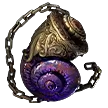 Forsaken Bangle Amethyst Charm | Forbidden Rites Standard