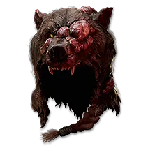 Starkonja's Head Leatherbound Hood | Forbidden Rites Standard