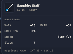 Sapphire Staff | Global > Global MapleStory Classic World