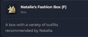 Natalie's Fashion Box (F) | Global > Global MapleStory Classic World