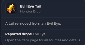 Evil Eye Tail | Global > Global MapleStory Classic World