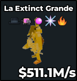 La Extinct Grande 511M/s Gold | Global