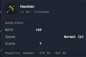Heckler | Global > Global MapleStory Classic World