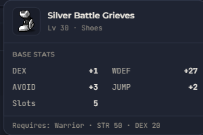 Silver Battle Grieves | Global > Global MapleStory Classic World