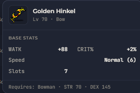 Golden Hinkel | Global > Global MapleStory Classic World
