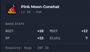 Pink Moon Conehat | Global > Global MapleStory Classic World
