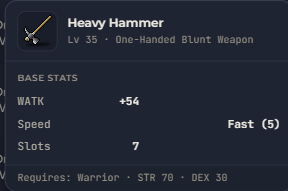 Heavy Hammer | Global > Global MapleStory Classic World