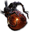 Revered Resin Amber Amulet | Forbidden Rites Standard