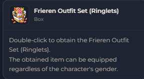 Frieren Outfit Set (Ringlets) | Global > Global MapleStory Classic World