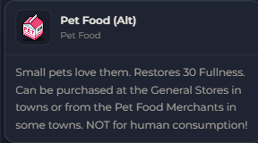 Pet Food (Alt) | Global > Global MapleStory Classic World