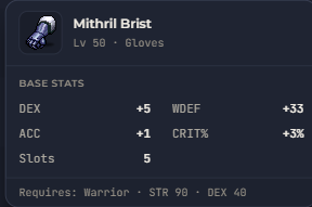 Mithril Brist | Global > Global MapleStory Classic World