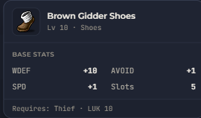 Brown Gidder Shoes | Global > Global MapleStory Classic World