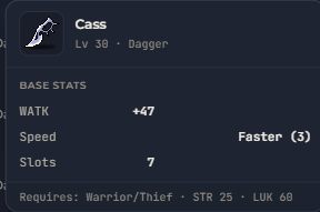 Cass | Global > Global MapleStory Classic World