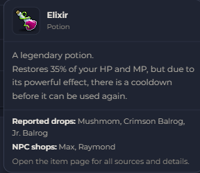 Elixir | Global > Global MapleStory Classic World