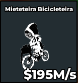 Mieteteira Bicicleteira 195M/s Yin Yang | Global