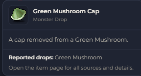 Green Mushroom Cap | Global > Global MapleStory Classic World