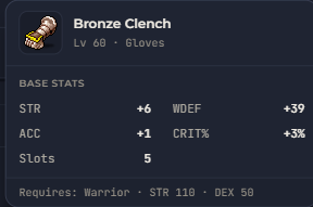 Bronze Clench | Global > Global MapleStory Classic World