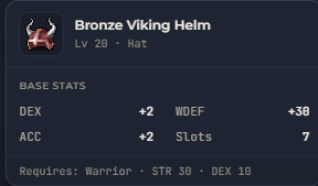 Bronze Viking Helm | Global > Global MapleStory Classic World