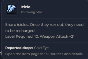 Icicle | Global > Global MapleStory Classic World