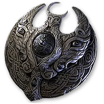 Nocturne Wooden Buckler | Forbidden Rites Standard
