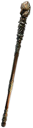 Pillar of the Caged God Long Quarterstaff | Forbidden Rites Standard