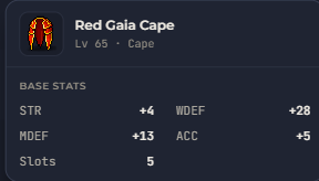 Red Gaia Cape | Global > Global MapleStory Classic World