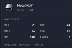 Metal Koif | Global > Global MapleStory Classic World