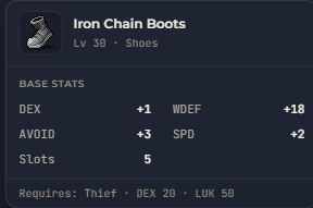 Iron Chain Boots | Global > Global MapleStory Classic World