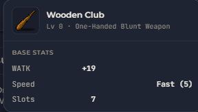 Wooden Club | Global > Global MapleStory Classic World