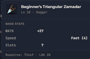 Beginner's Triangular Zamadar | Global > Global MapleStory Classic World
