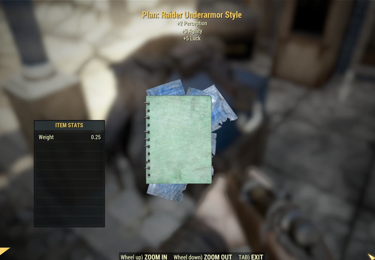 Plan- Raider Underarmor Style | PS