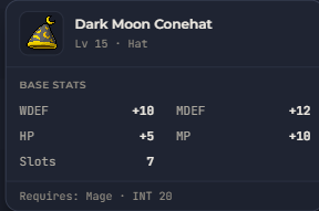 Dark Moon Conehat | Global > Global MapleStory Classic World