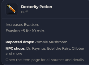 Dexterity Potion | Global > Global MapleStory Classic World