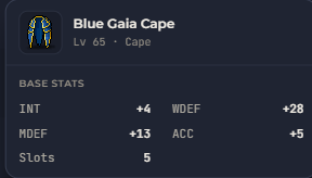 Blue Gaia Cape | Global > Global MapleStory Classic World