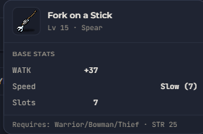 Fork on a Stick | Global > Global MapleStory Classic World