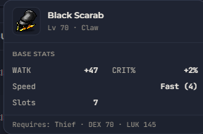 Black Scarab | Global > Global MapleStory Classic World