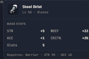 Steel Brist | Global > Global MapleStory Classic World