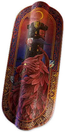 Wulfsbane Painted Tower Shield | Forbidden Rites Standard