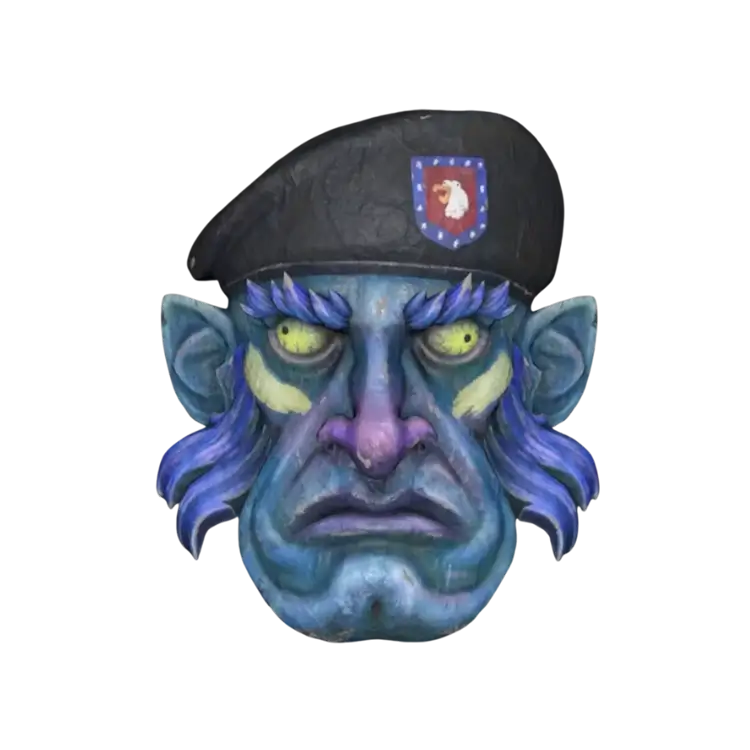 Fasnacht Glowing Captain Mask | PS