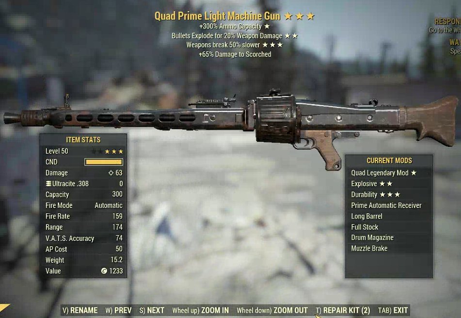 Quad Prime Light Machine Gun (2024) | PS