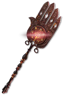Guiding Palm of the Heart Shrine Sceptre | Forbidden Rites Standard